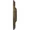 Ekena Millwork Amelia Ceiling Medallion (Fits Canopies up to 2 3/8"), Hand-Painted Brass, 19 5/8"OD x 3/4"P CM20AMBRS - alternate 4